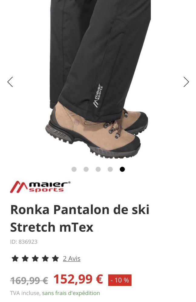 Pantaloni schi Maier pantalon ski Ronka Maier unisex marime XL