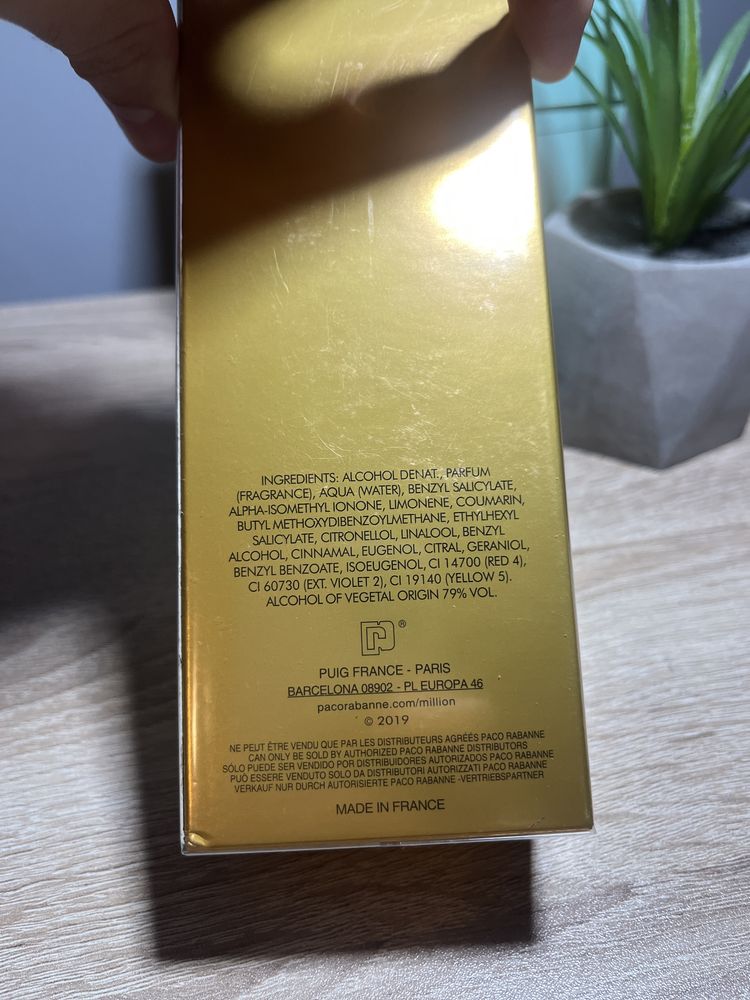 Оригинален Парфюм One Million paco rabanne 100мл! Внос от douglas.de!