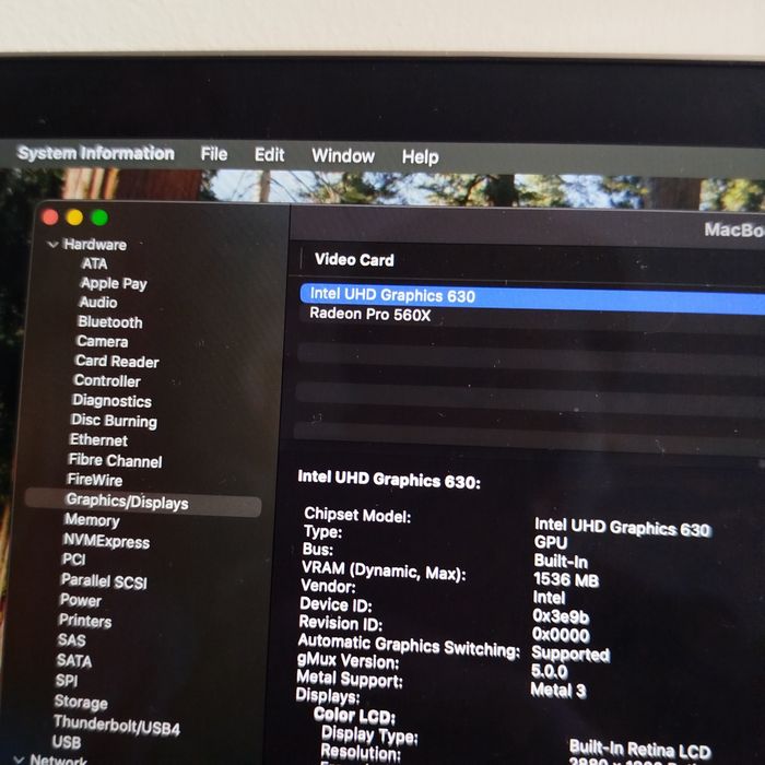 MacBook Pro 512GB i7 15"