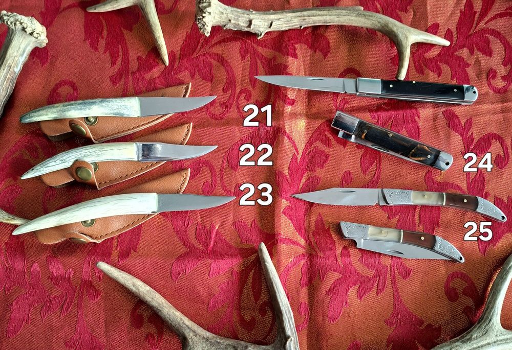 Ръчно ковани ножове стомана 440ц и 4х13