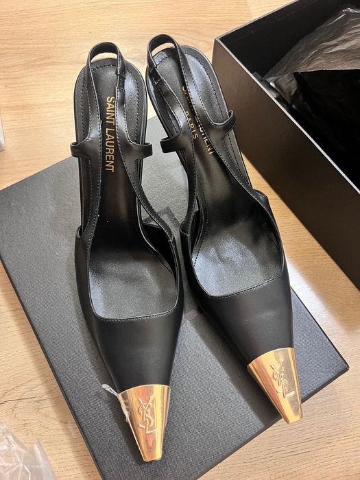 Дамски обувки на ток saint laurent