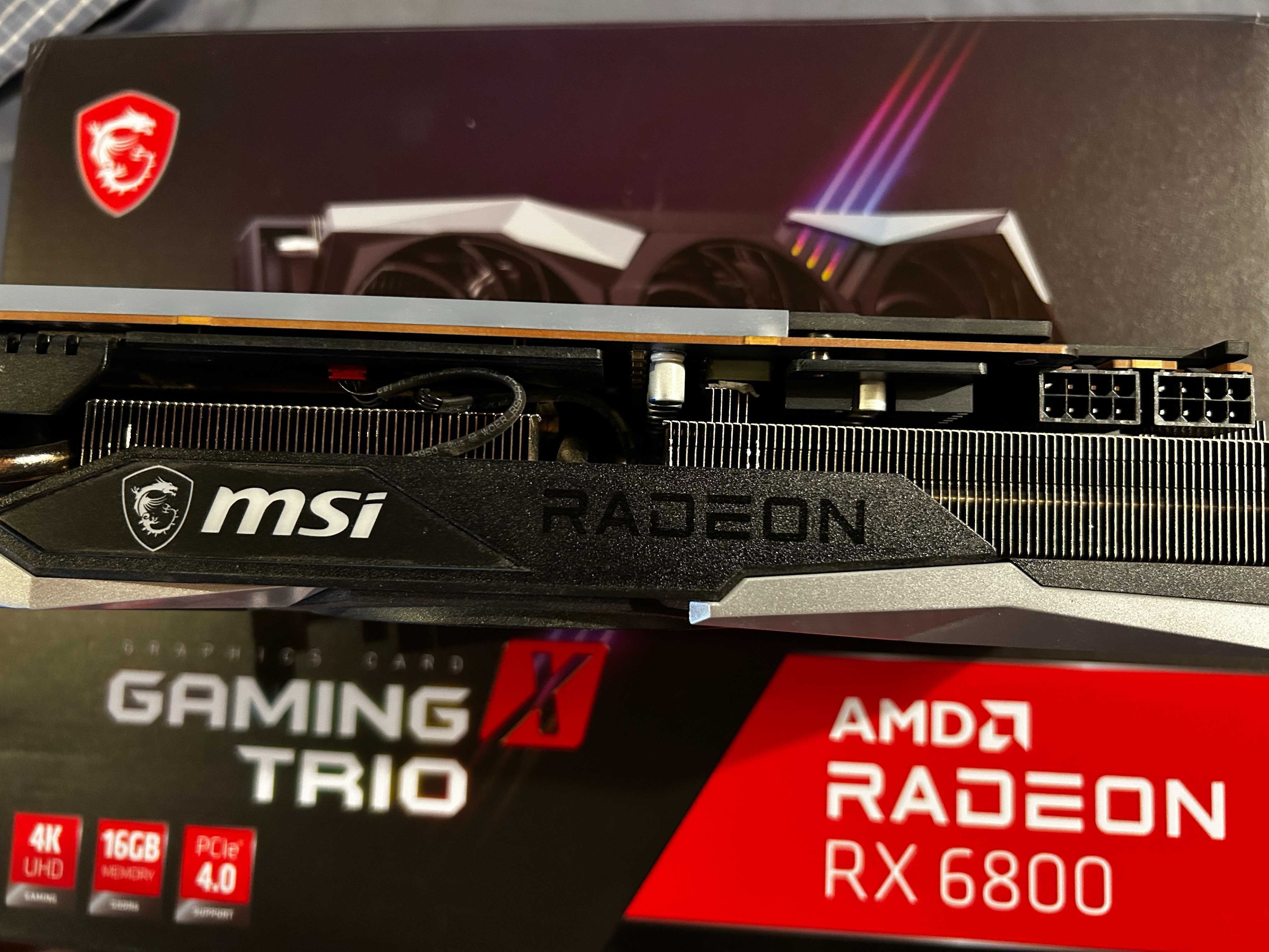 Нова MSI RX 6800 Gaming X Trio 16 GB