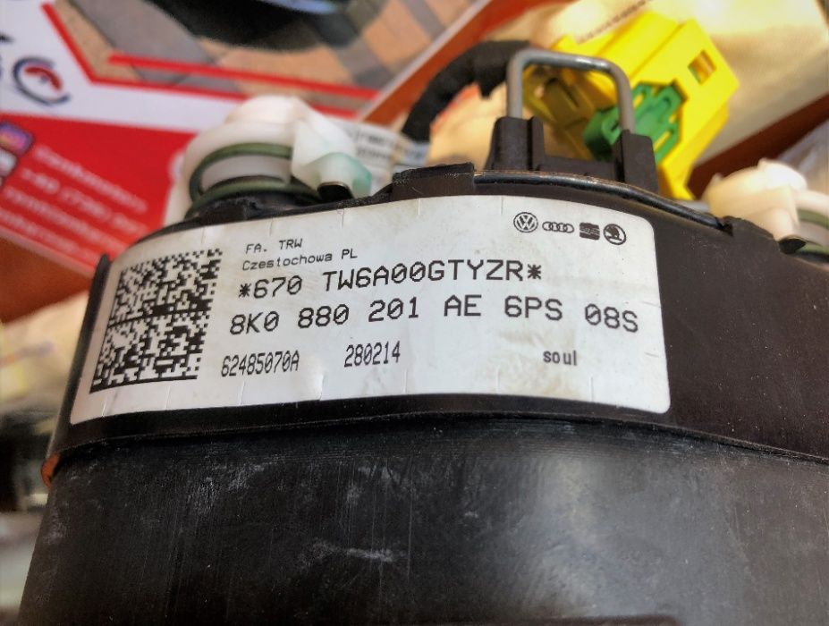 Audi A4 A5 8k 8t kit airbag plansa bord airbag sofer pasager cortina