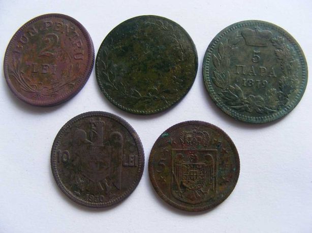 Monede vechi Romanesti si straine