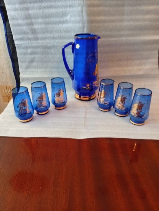 Комплект  из 7пред.:Кувшин и 6 бакалов