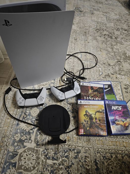 PS5, с гарантией, вместе с играми