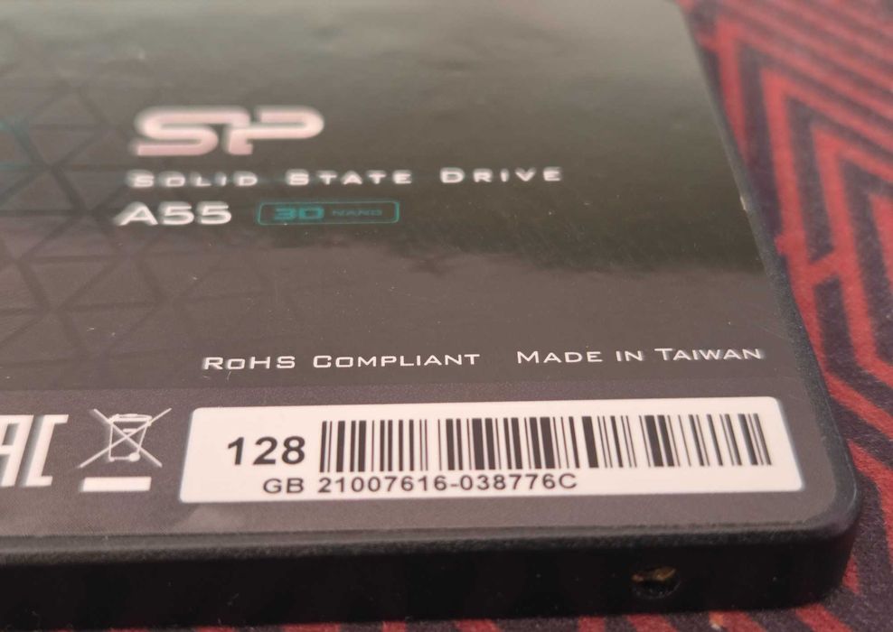 ССД:  Silicon Power A55 128GB  -  2.5 inch, SATA3