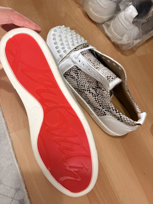 Мъжки маратонки Louboutin, Versace