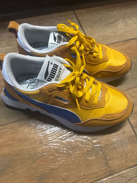 Puma blue and yellow обувки