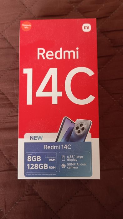 Redmi 14 C 128/8 GB, 5G, тъмно зелен
