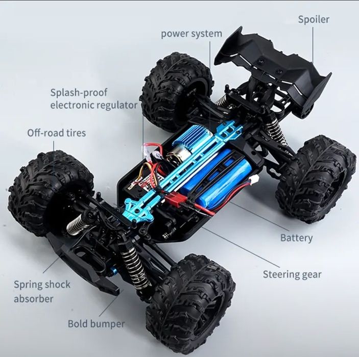 Радиоуправляемая машинка 40 км/ч, машинка на пульте управления