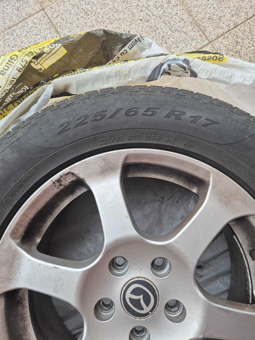 Set Jante aliaj Mazda R17, cu anvelope de iarnă