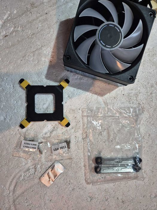 Cooler CPU TZMRIT KF420, Display Temp, ARGB, Resigilat, Incomplet