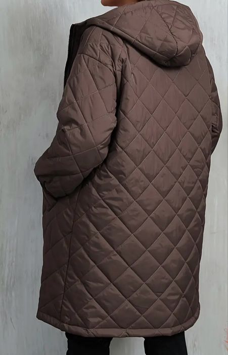 Jacheta de damă, eleganta cu gluga 5XL( 54)