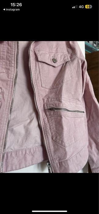 Jacheta din catifea reiata Amisu