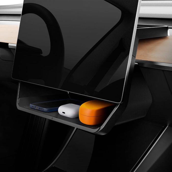 Spigen Органайзер за съхранение под екрана на Tesla Y/3
