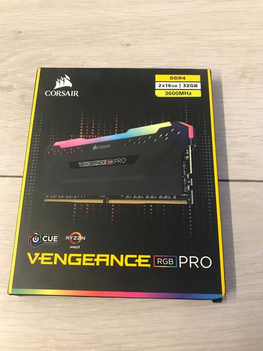 RAM DDR4 Corsair Vengeance PRO 32GB (2×16GB) • 3600MHz • Ryzen Ready