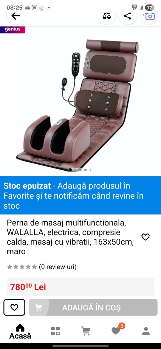 Perna de masaj multifuncțională Noua