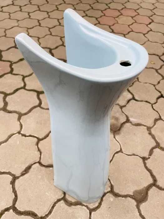 Chiuveta+picior & etajera si suport hartie