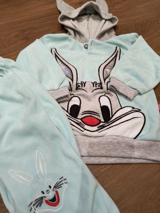 Плюшен комплект 9-12м