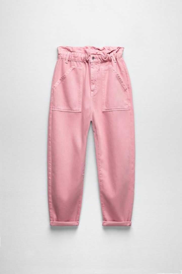 Дънки Zara тип Paperbag, EU 40