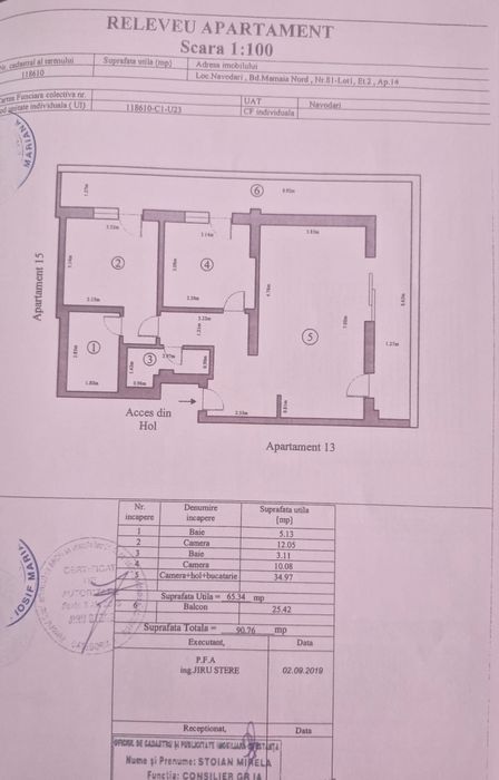 Apartament 3 camere Mamaia Nord