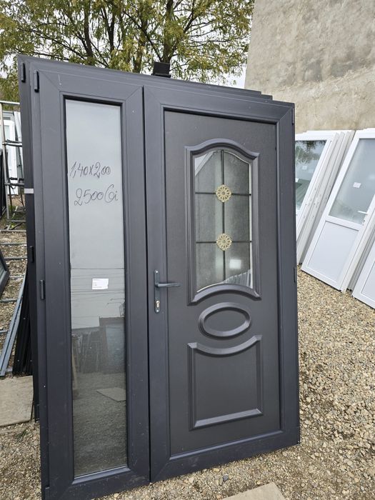 usi termopan pvc gri antracit dube noi de la 1950 lei