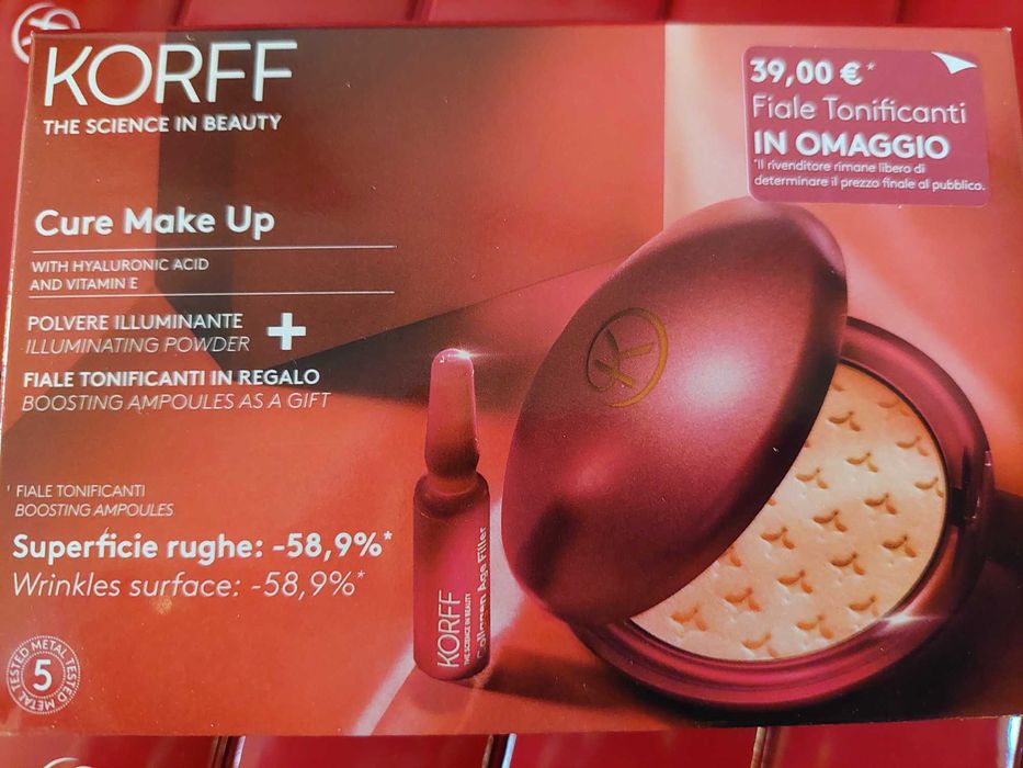 Tratament Facial Korff SET  ,Paleta de culori Uoma Black Magic