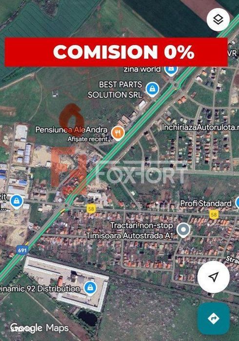 COMISION 0% Teren intravilan de 906 mp - zona Giarmata
