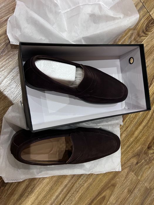 Мужские замшевые лоферы (47 размер)