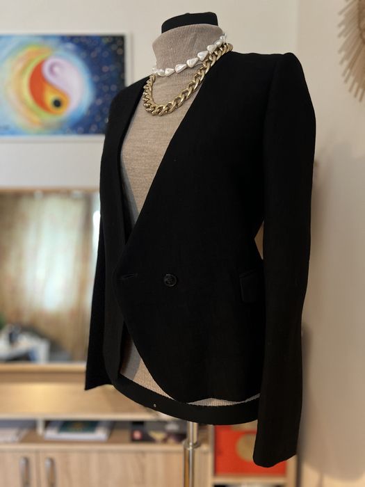 Sacou  negru cambrat (blazer)