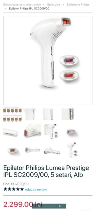 Philips Lumea Prestige SC2009/00