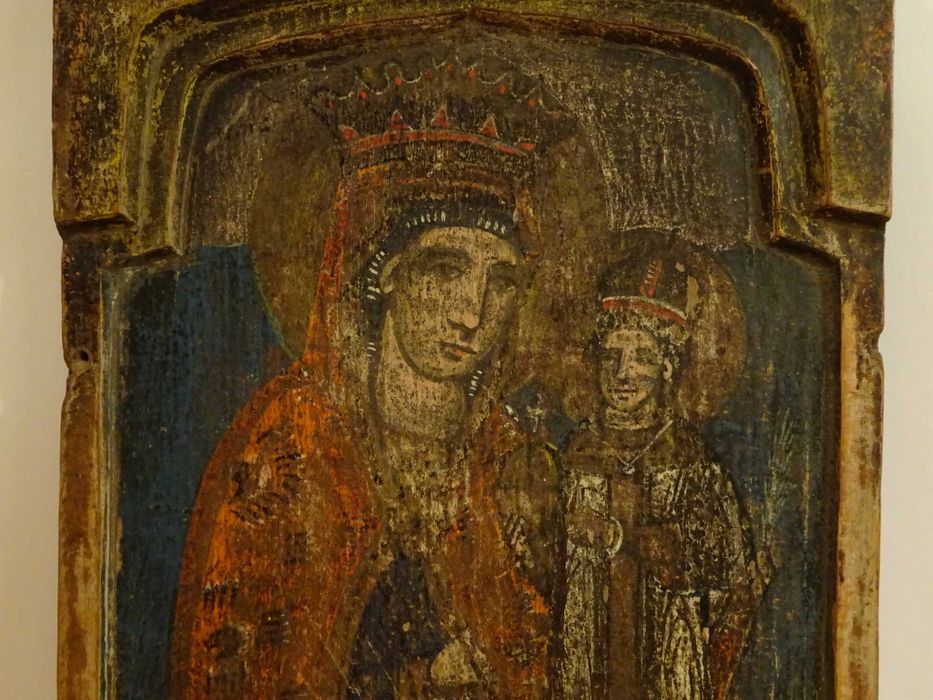 Icoana Maica Domnului ‚Floarea nepieritoare’|Lemn pictat| Veche