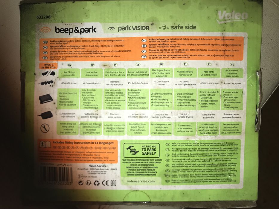 Senzori parcare auto