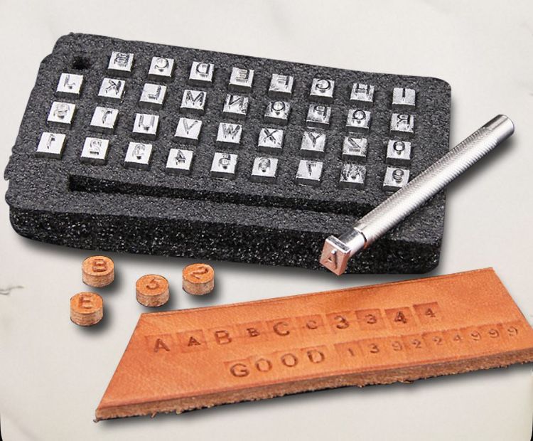 Набор штампов 4 мм для кожи и металла