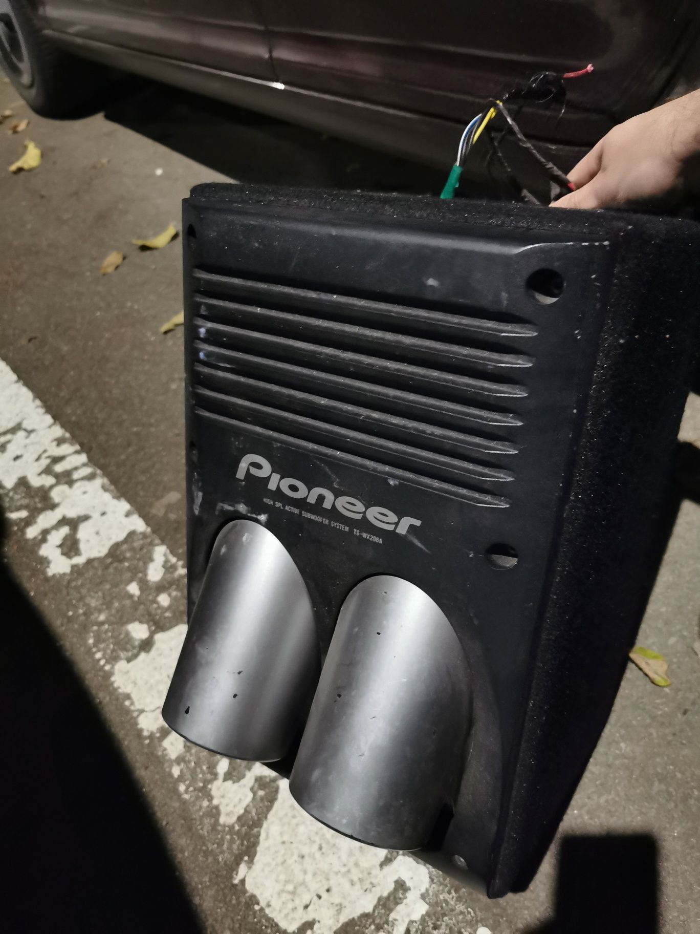 Subwoofer activ auto Pioneer TS-WX206A, 100 W