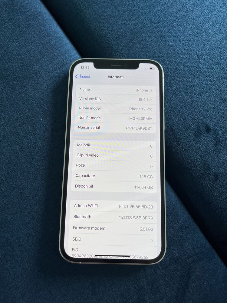 iPhone 12 PRO 128GB Silver Neverlocked