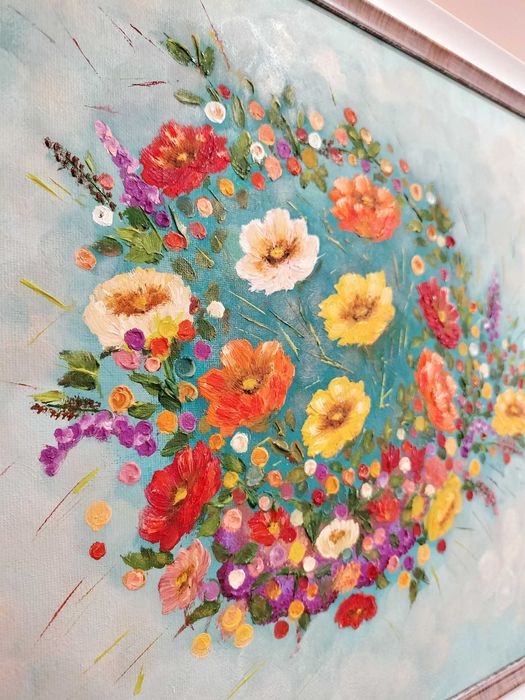 Картини маслени бои - флорални мотиви