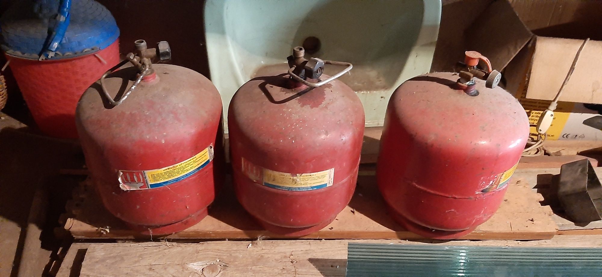 Газови ботилки 3 бр. Цена за бр.Оригинални Полски