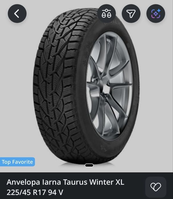 2x Anvelopa Iarna Taurus Winter XL 225/45 R17 94 V