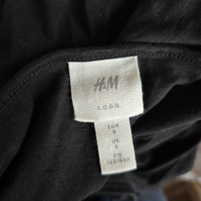 Черна блуза с връзки H&M