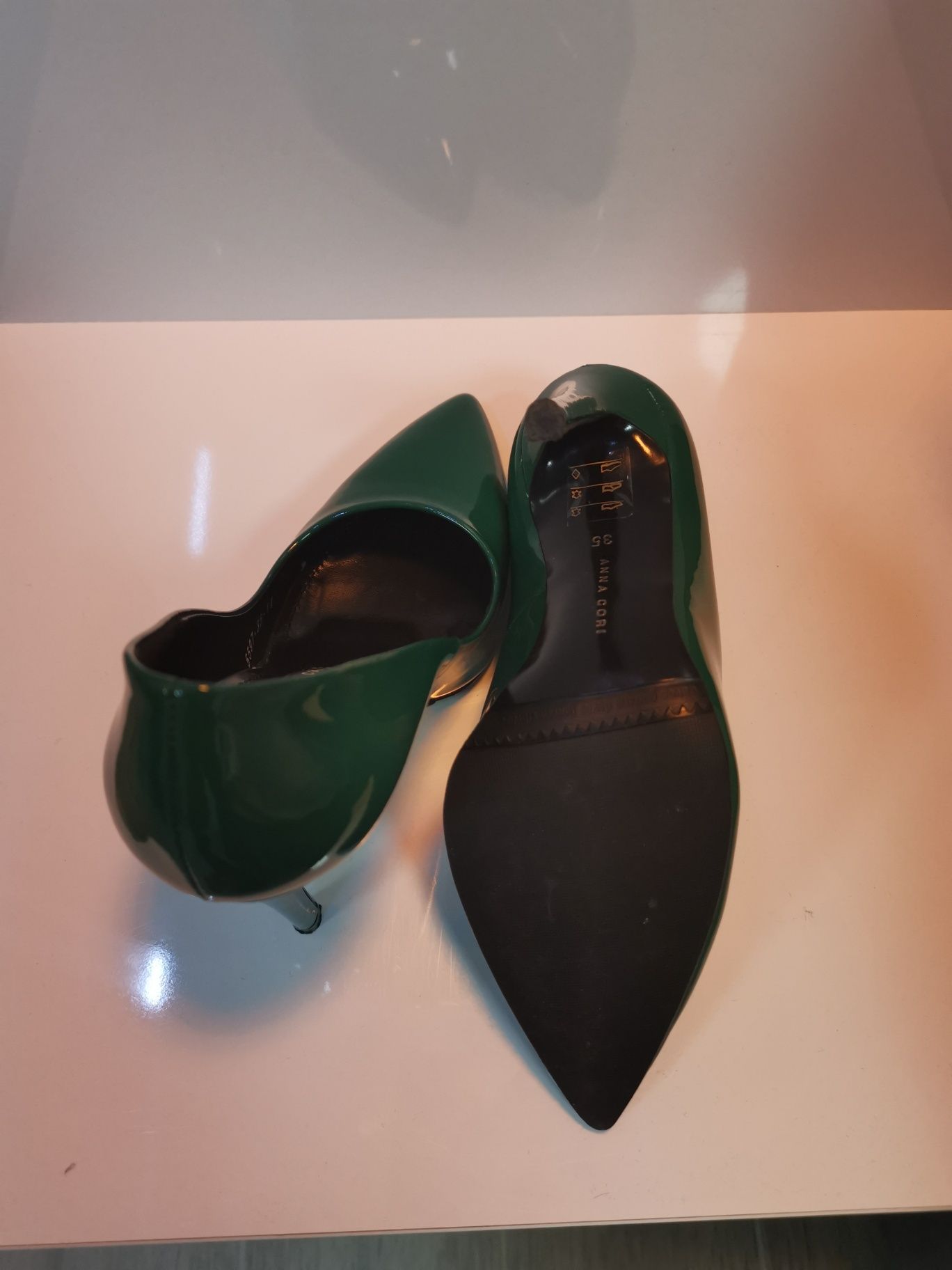 Pantofi Eleganți Dama Lac Verde Ana Cori