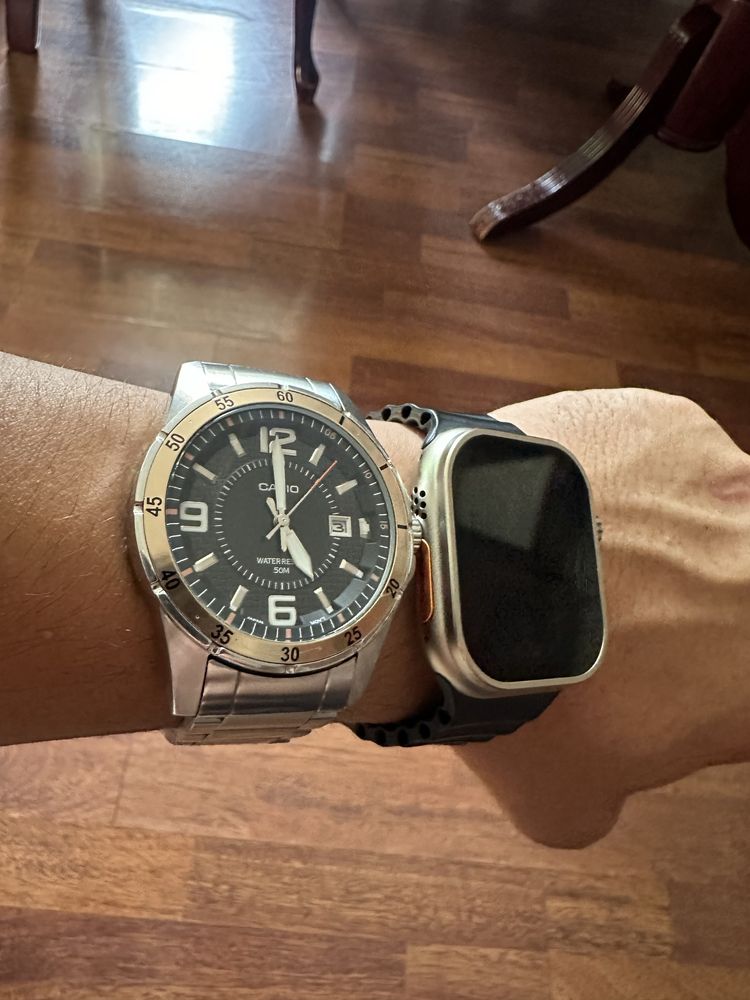 Часы Casio стальные