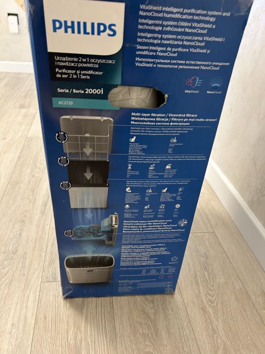 Purificator si umidificator 2-in-1 Philips AC2729