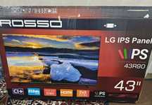 Телевизор ROSSO 43 хорошем состоянии smart emas телевизор хороший