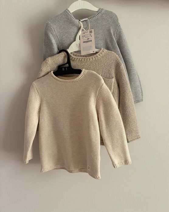 Bluze tricotate ZARA baby 80cm, 92 cm, 98cm