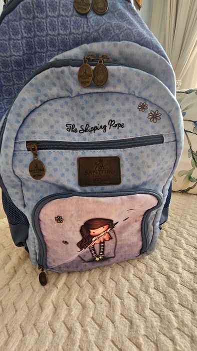 Ученическа раница на колелца за дърпане Santoro Gorjuss