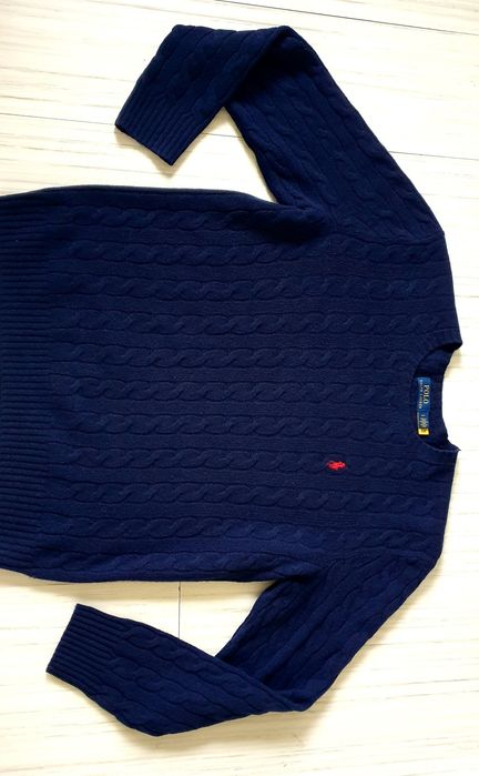 POLO Ralph Lauren Cable Wool / Knit  L НОВО! ОРИГИНАЛ! Мъжки Пуловер!