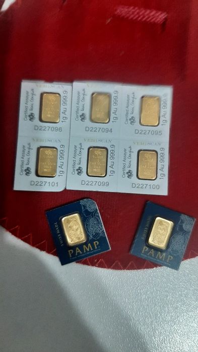 Lingouri 1 gr Pamp pt Investitie Sigurã