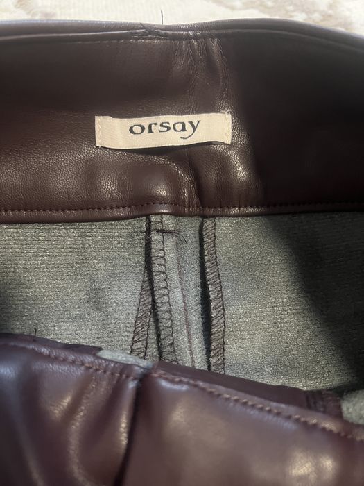 Pantaloni piele ecologica Orsay